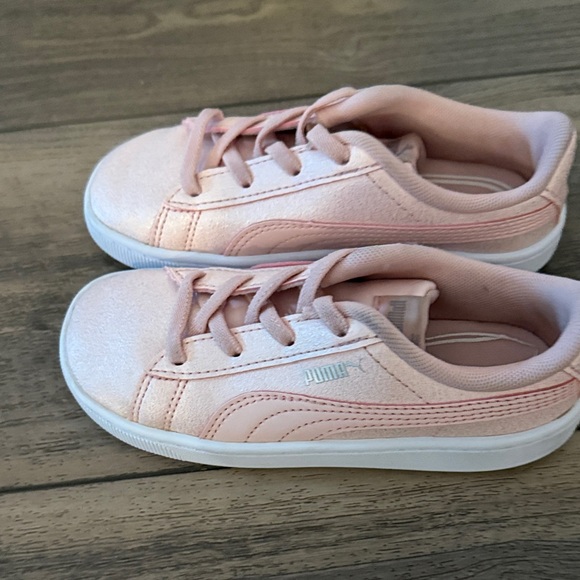 Puma Kids Pink Sneakers - Picture 2 of 5